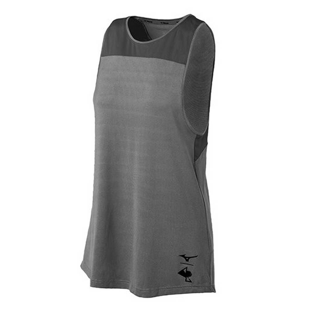 Mizuno Women's April Ross Luxe Volleyball Tank Top Black (440692-SFR)